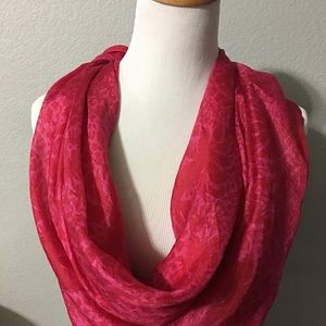 Hand painted silk batik square scarf